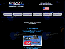 Tablet Screenshot of galaxyguitar.com